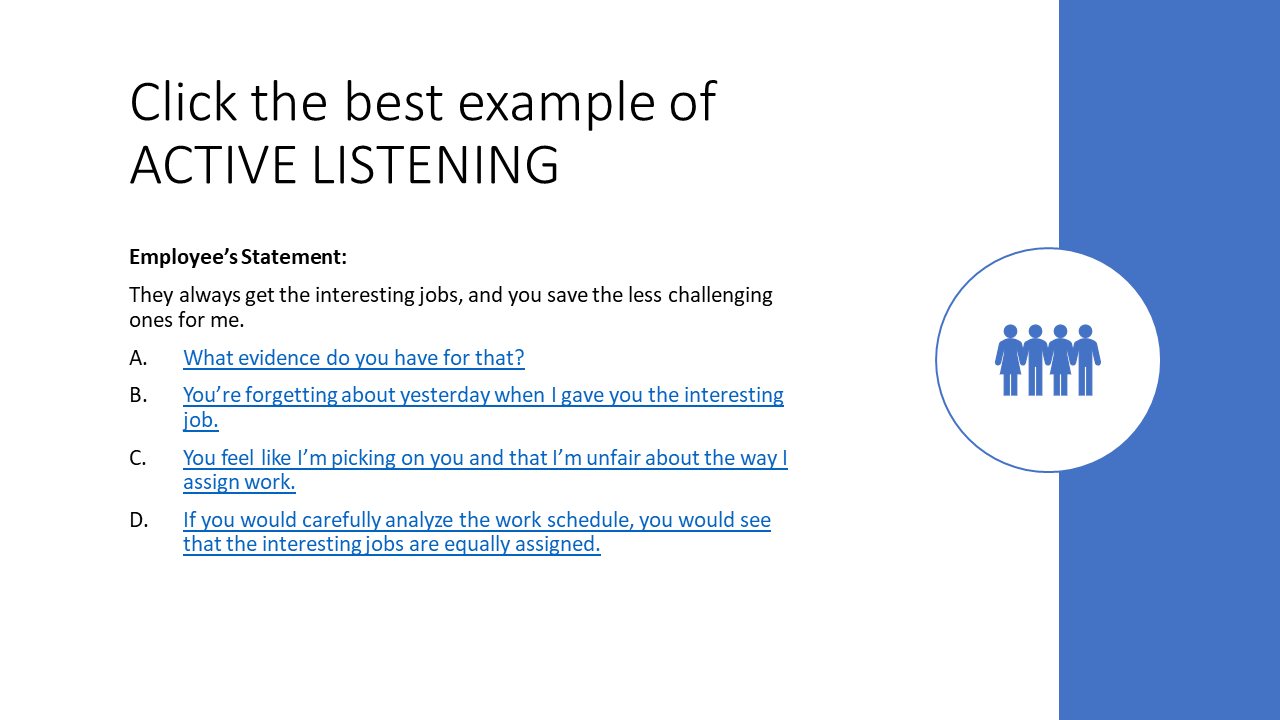 active listening exercises for employees
